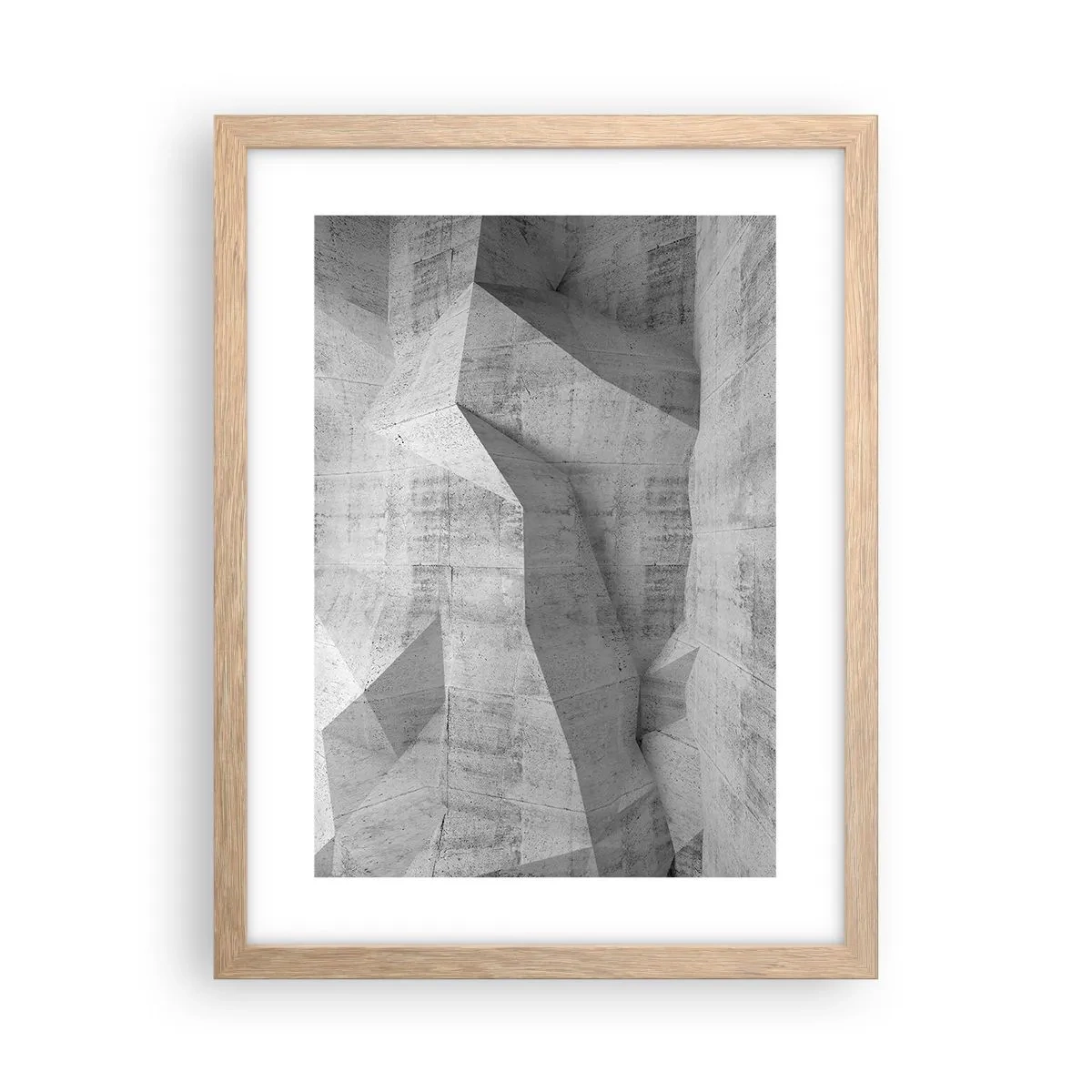 Affiche dans un chêne clair - Poster - Un vrai challenge - 30x40 cm