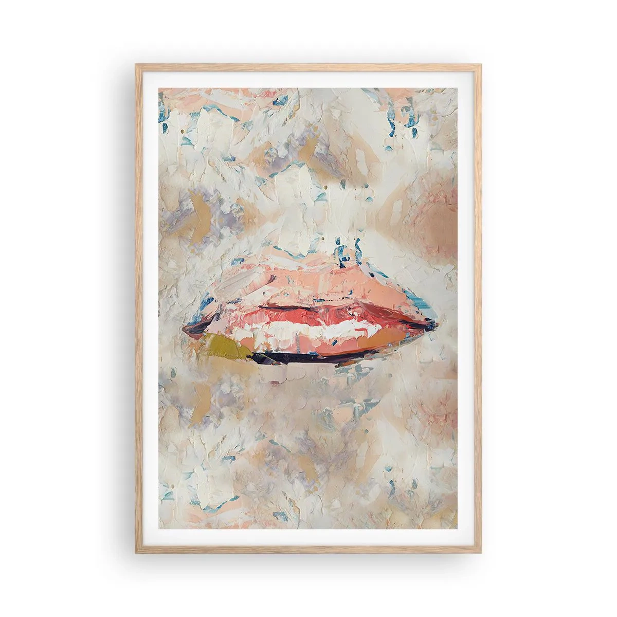 Affiche dans un chêne clair - Poster - Éveil la pensée - 70x100 cm