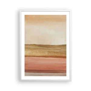 Affiche dans un cadre blanc - Poster - Composition verticale - 50x70 cm