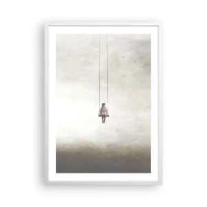Affiche dans un cadre blanc - Poster - Enfant en nous - 50x70 cm