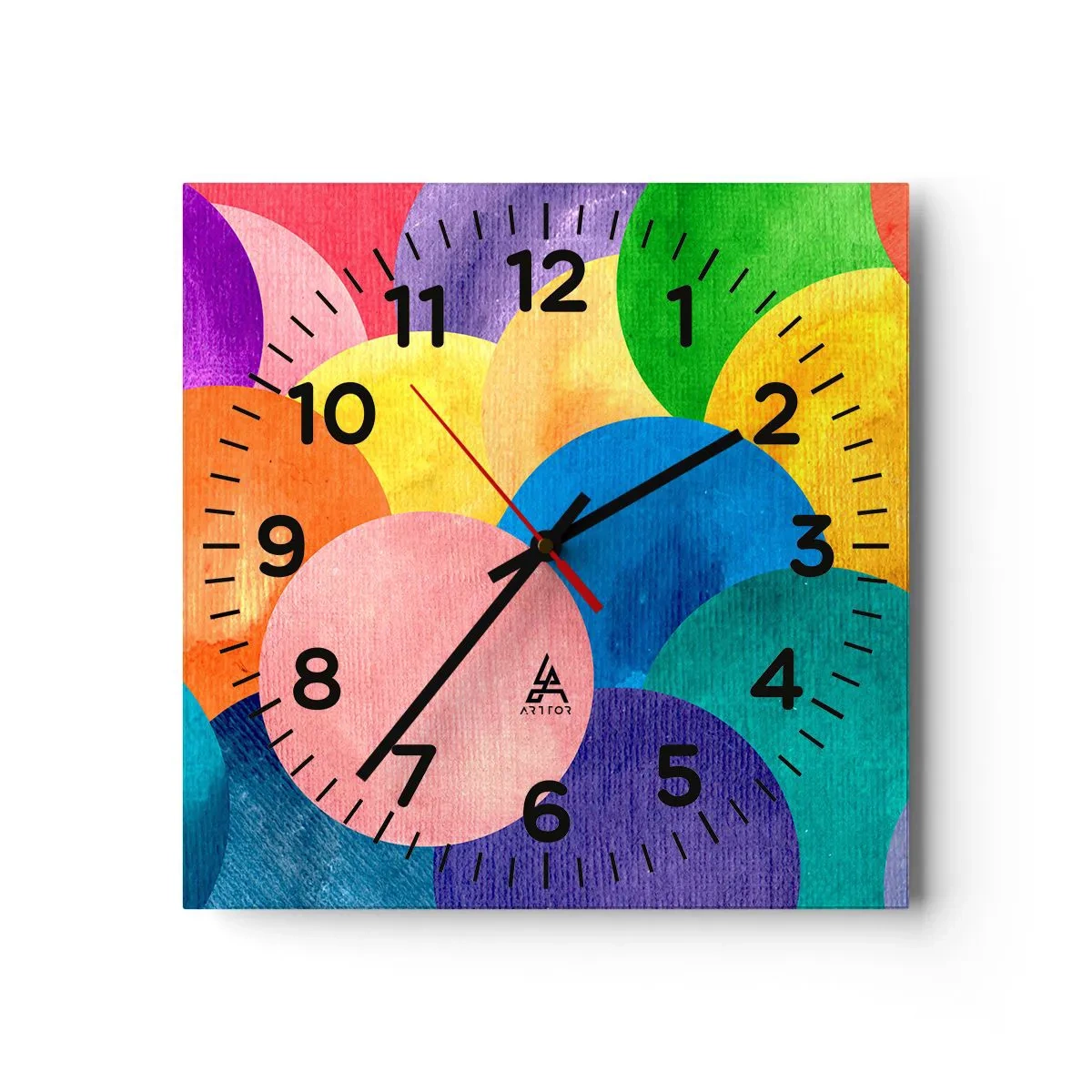 Horloge murale - Pendule murale - La plénitude primitive de la vie - 30x30 cm