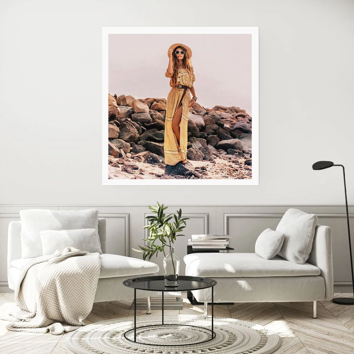 Affiche - Poster - La magie des pierres - 30x30 cm