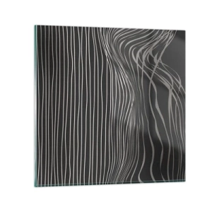 Impression sur verre - Image sur verre - Rythme et accent - 50x50 cm
