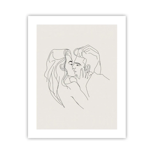 Affiche - Poster - Enlacé de sentiment - 40x50 cm