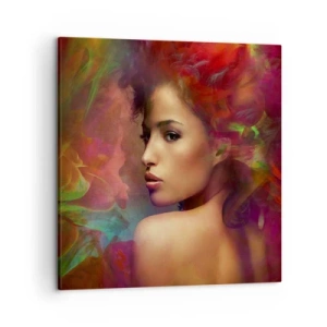 Impression sur toile - Image sur toile - Plus beau qu'un arc-en-ciel, aussi délicat qu'un brouillard - 50x50 cm