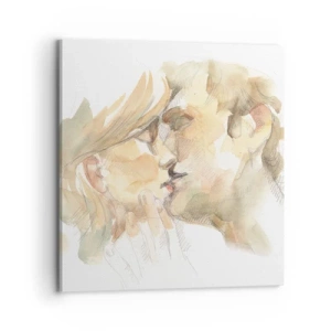 Impression sur toile - Image sur toile - A moitié trouvé ? - 70x70 cm