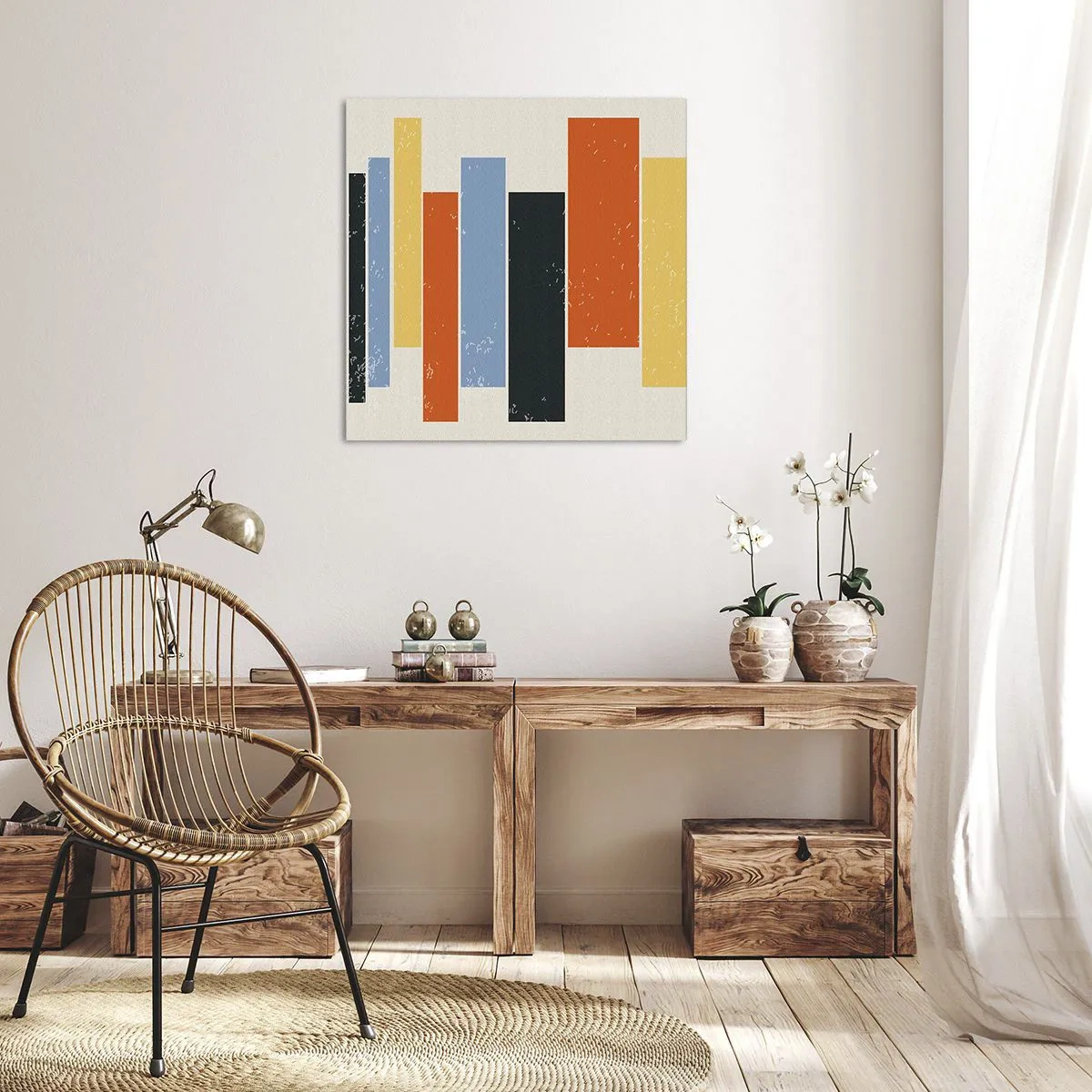 Impression sur toile - Image sur toile - Notation musicale - 60x60 cm