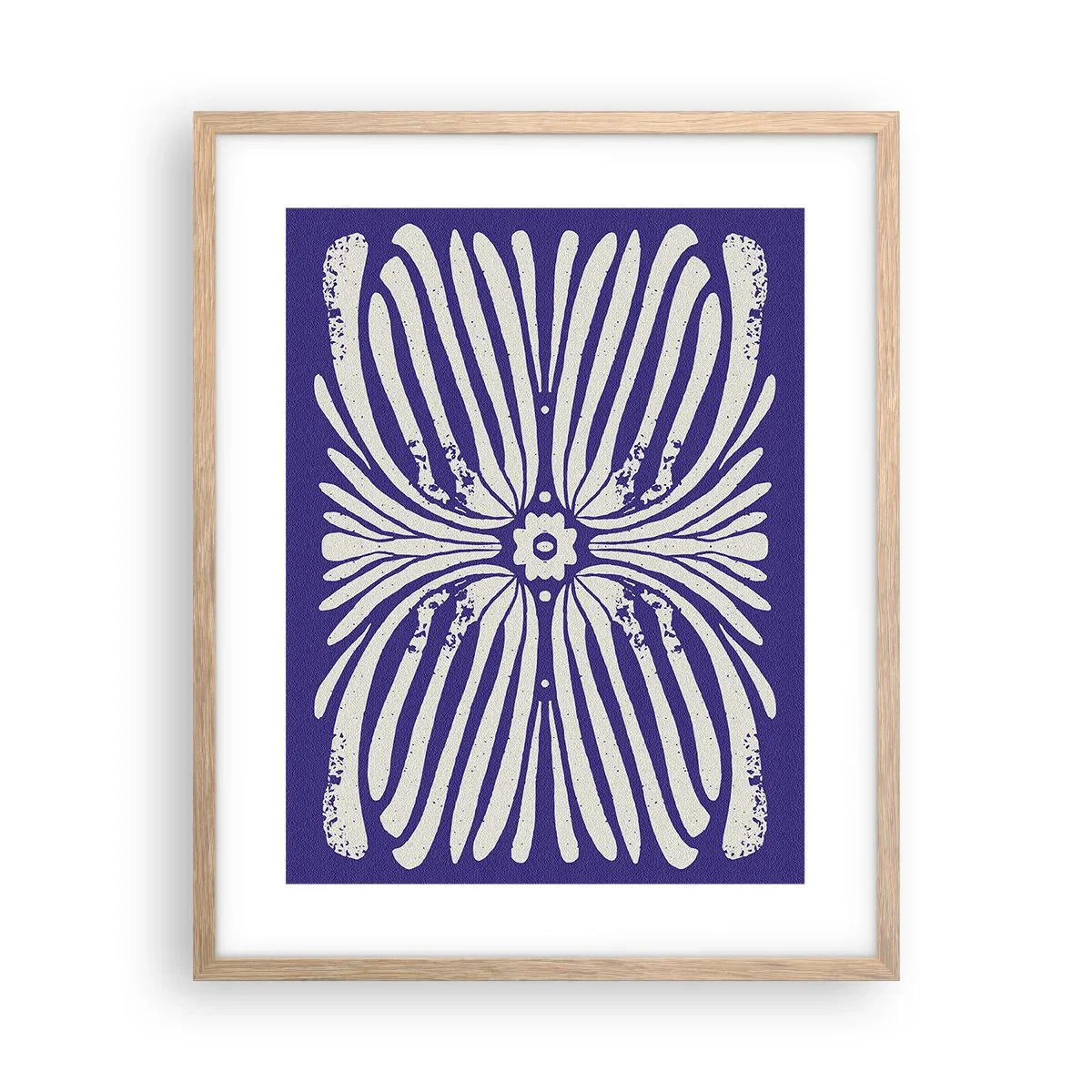 Affiche dans un chêne clair - Poster - Inspirations ethniques - 40x50 cm