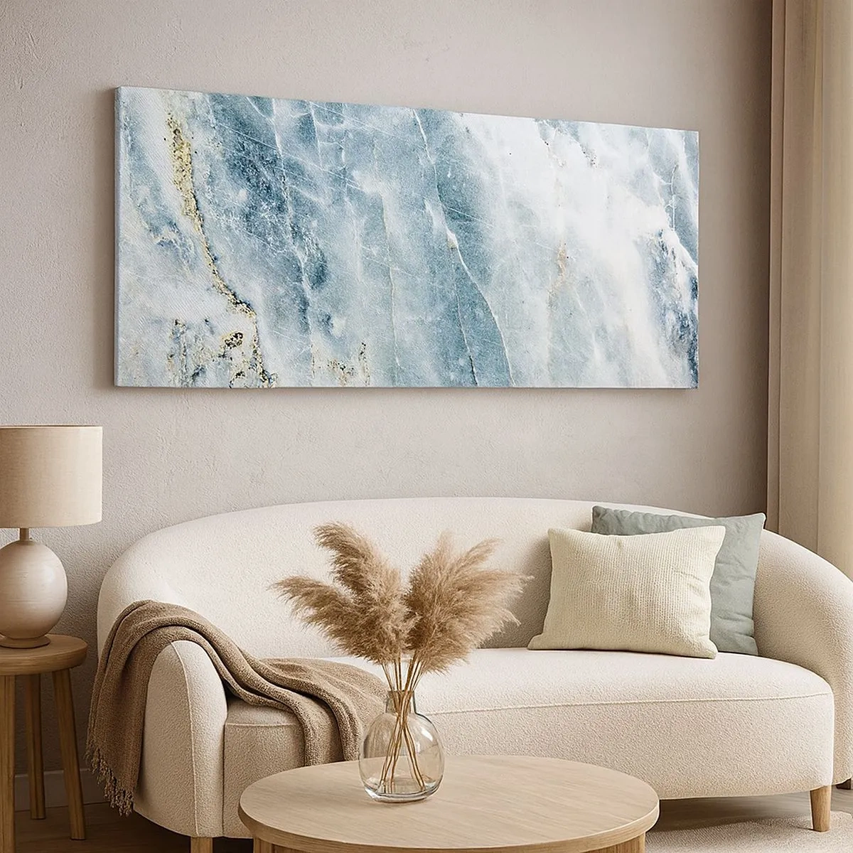 Impression sur toile - Image sur toile - Monde de glace - 100x40 cm