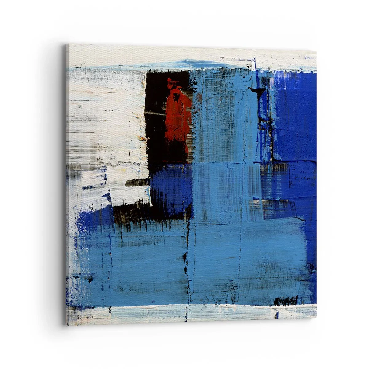 Impression sur toile - Image sur toile - Secret de bleu - 70x70 cm