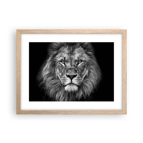 Affiche dans un chêne clair - Poster - En vêtement de sacre - 40x30 cm