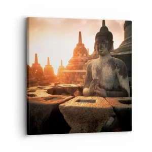 Impression sur toile - Image sur toile - Temps de grande sagesse - 30x30 cm