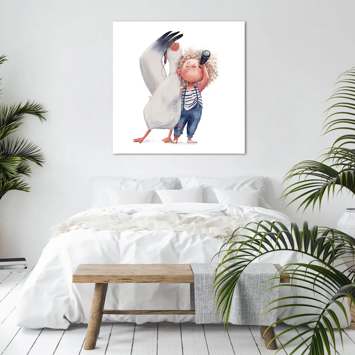 Impression sur toile - Image sur toile - Plan de grand voyage - 70x70 cm