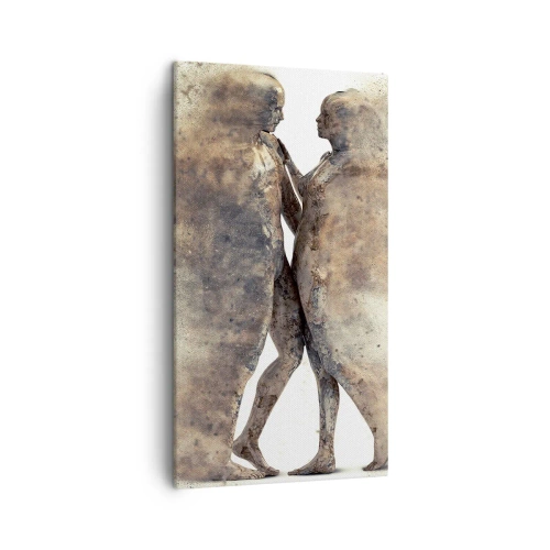 Impression sur toile - Image sur toile - Ils sont sortis de la poussière pour aimer - 45x80 cm