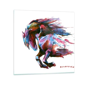 Impression sur verre - Image sur verre - Dans le ravissement - 60x60 cm