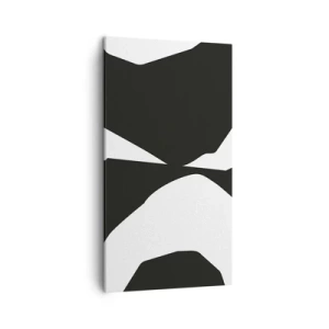 Impression sur toile - Image sur toile - Positif négatif - 45x80 cm