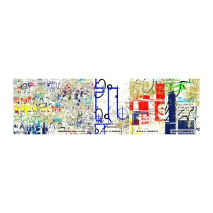 Échantillon de Papier Peint Autocollant Deluxe Sticker - Ca fait juste plaisir aux yeux - Graffiti, Mural, Jeunesse - 100x30 cm