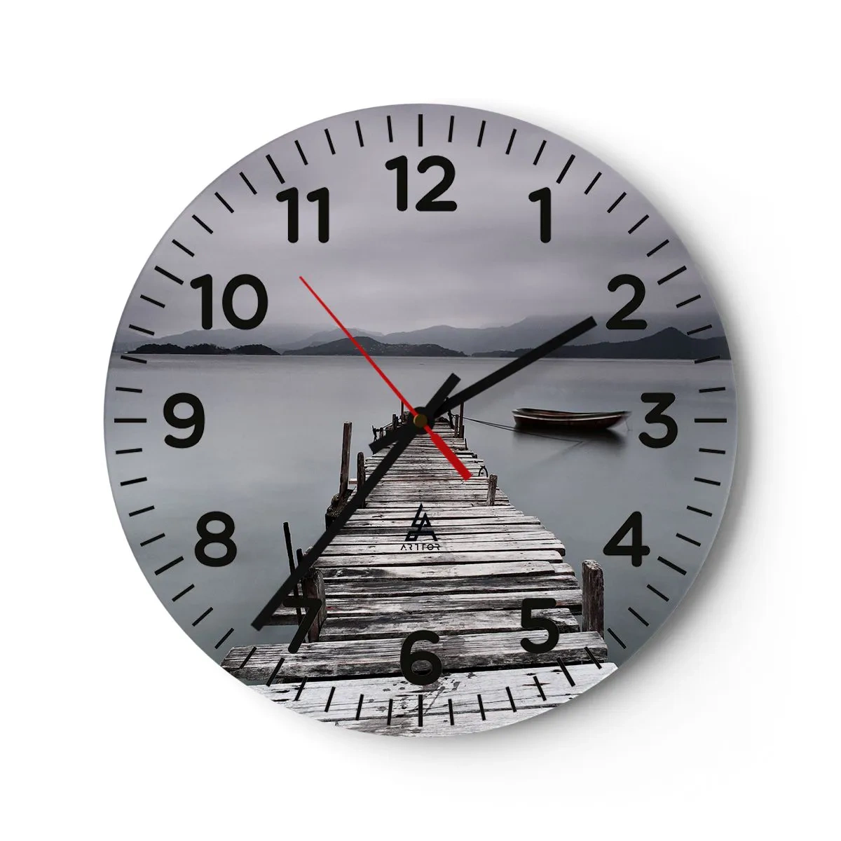 Horloge murale - Pendule murale - Tu peux partir demain - 30x30 cm