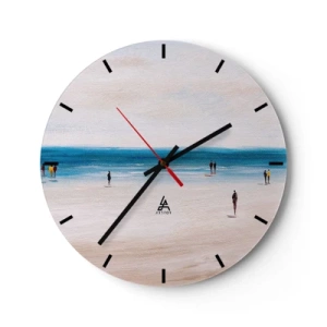 Horloge murale - Pendule murale - Un besoin naturel - 40x40 cm