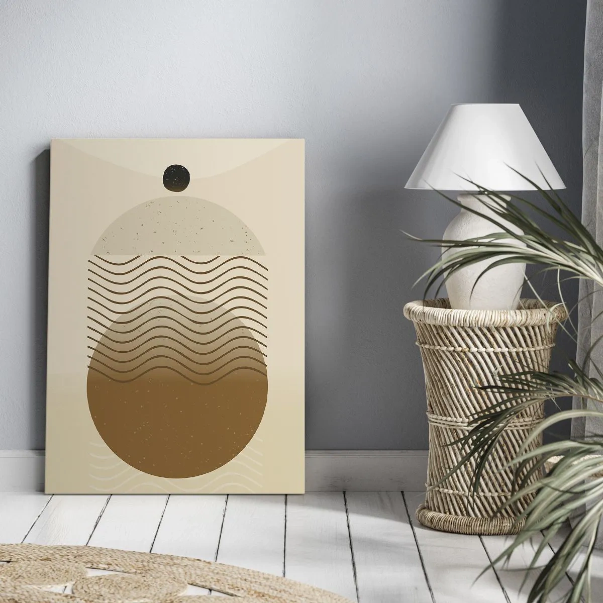 Impression sur toile - Image sur toile - Sur l'origine des figures géométriques - 55x100 cm