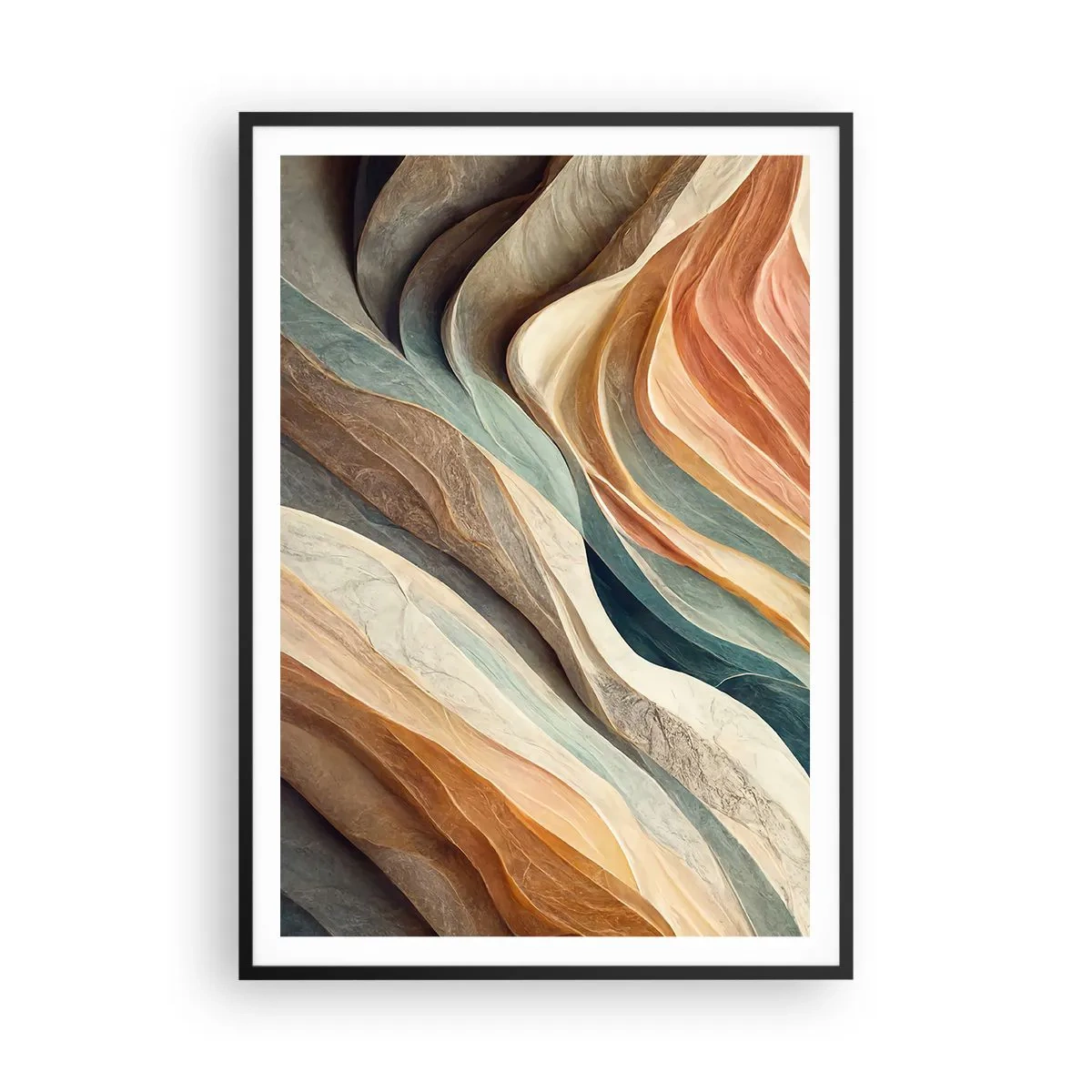 Affiche dans un cadre noir - Poster - Le moment avant le changement - 70x100 cm