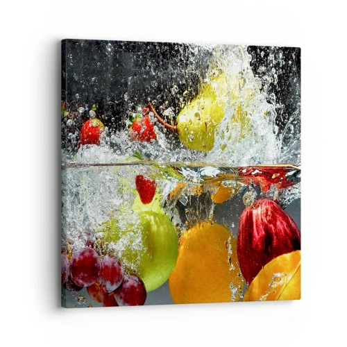 Impression sur toile - Image sur toile - Rafraîchissement fruité - 30x30 cm