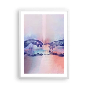 Affiche dans un cadre blanc - Poster - Divine étincelle de vie - 50x70 cm