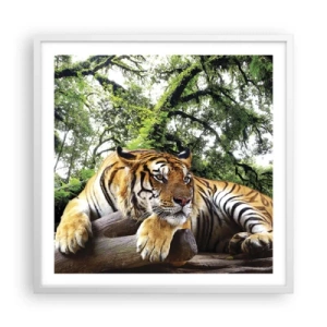 Affiche dans un cadre blanc - Poster - Cordialement - 60x60 cm