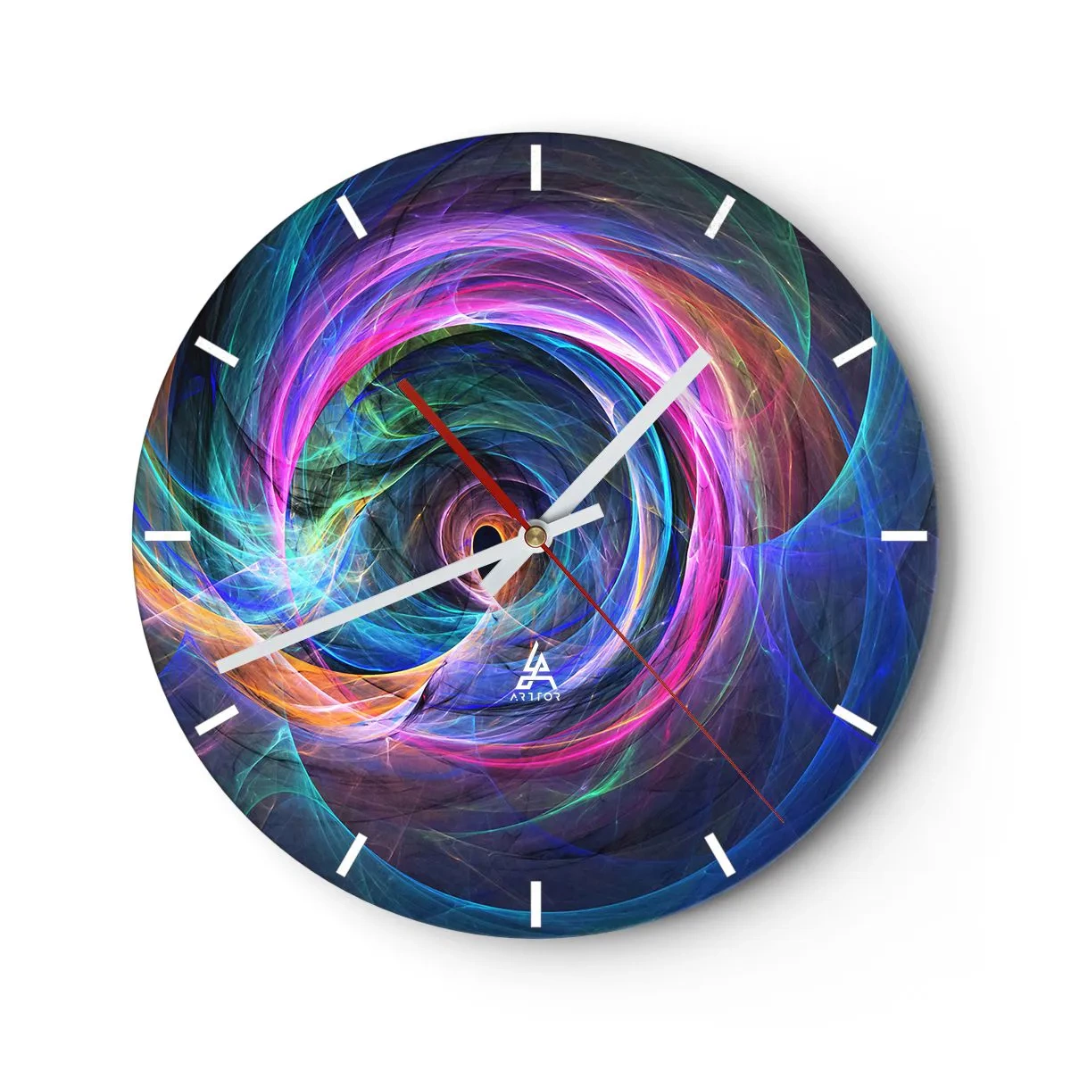Horloge murale - Pendule murale - Où m'emmènes-tu ? - 40x40 cm