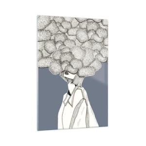 Impression sur verre - Image sur verre - La tête dans les nuages - 70x100 cm