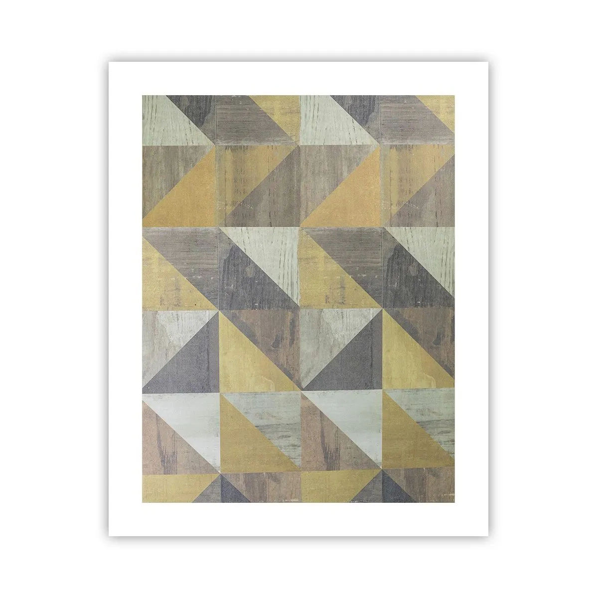 Affiche - Poster - Suivant l'angle du triangle - 40x50 cm