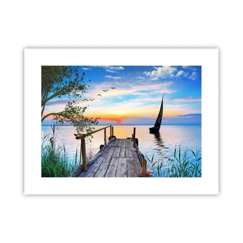 Affiche - Poster - Bonsoir! - 40x30 cm