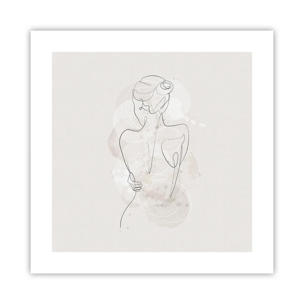 Affiche - Poster - Comme un instrument sensible - 40x40 cm