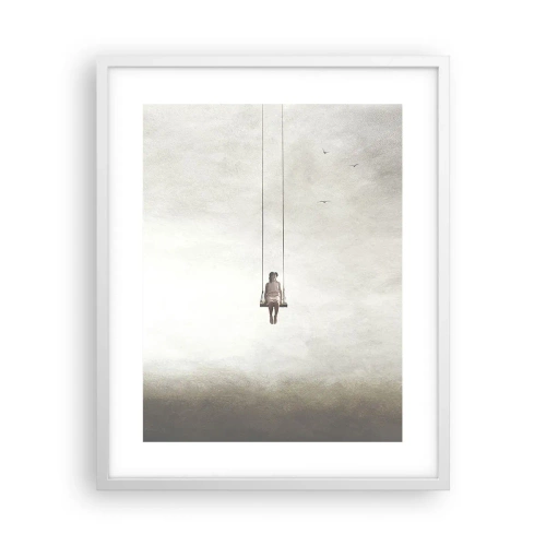 Affiche dans un cadre blanc - Poster - Enfant en nous - 40x50 cm