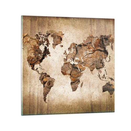 Impression sur verre - Image sur verre - Découverte du monde - 60x60 cm