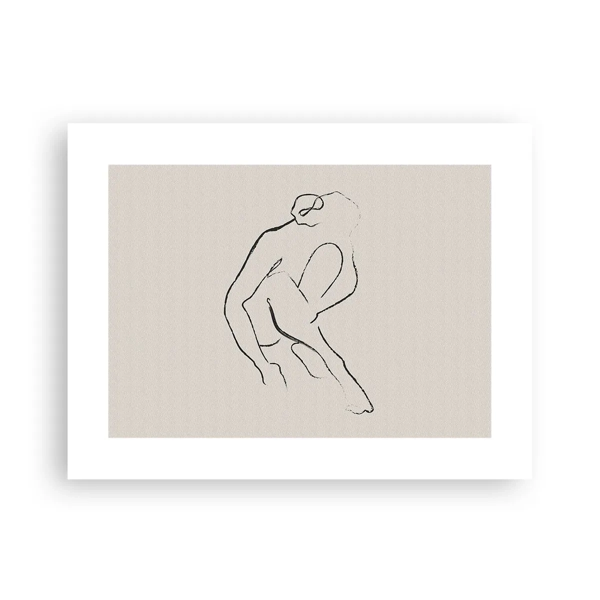 Affiche - Poster - Croquis intime - 40x30 cm