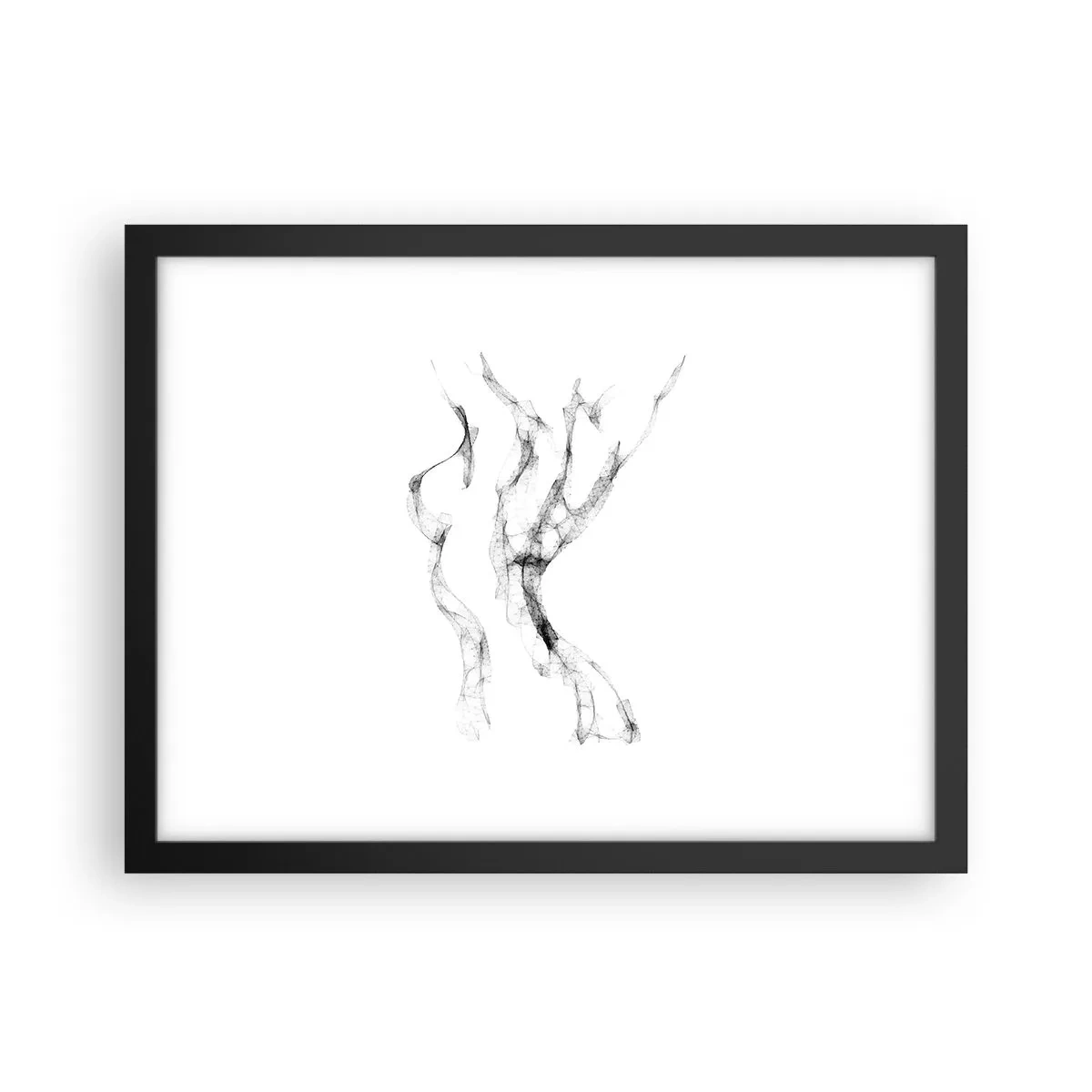 Affiche dans un cadre noir - Poster - Belle et forte - 40x30 cm