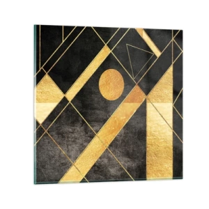 Impression sur verre - Image sur verre - Soleil du désert - 40x40 cm