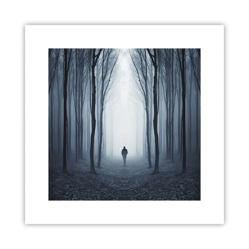 Affiche - Poster - Tout est simple et clair - 30x30 cm