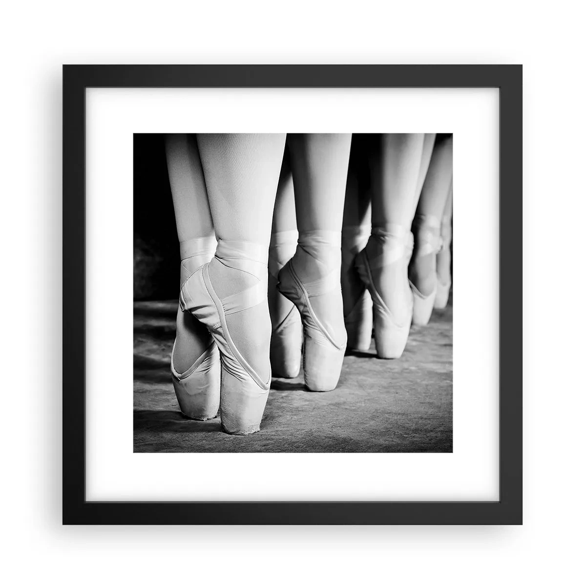 Affiche dans un cadre noir - Poster - Ensemble, simple - 30x30 cm