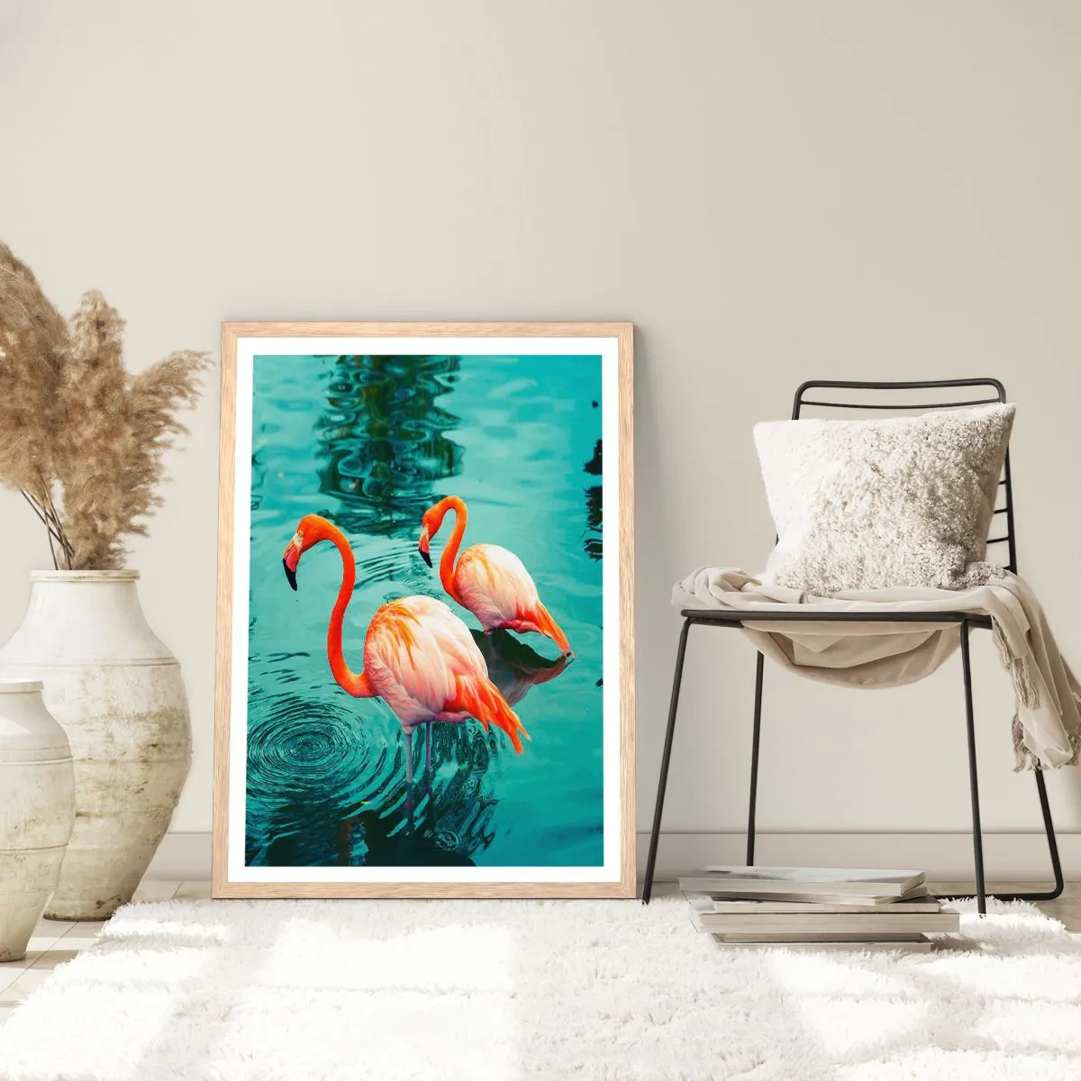 Affiche dans un chêne clair - Poster - Nous sommes à la mode maintenant - 30x40 cm