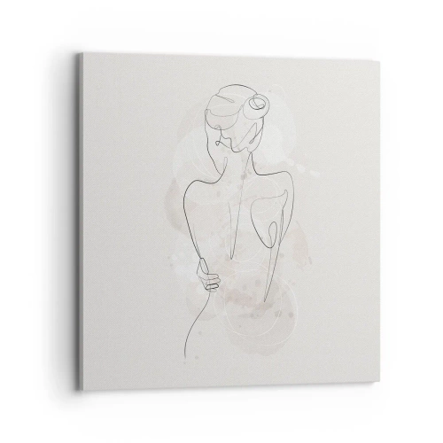 Impression sur toile - Image sur toile - Comme un instrument sensible - 70x70 cm
