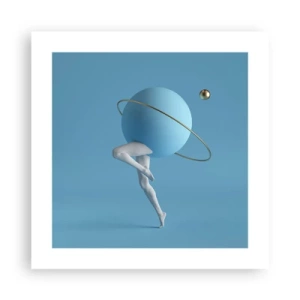 Affiche - Poster - Et les planètes deviennent folles - 40x40 cm