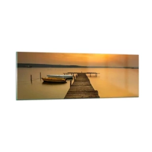 Impression sur verre - Image sur verre - Je t'ouvrirai le ciel d'or - 90x30 cm