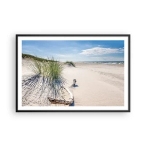 Affiche dans un cadre noir - Poster - La plus belle? La Baltique - 91x61 cm