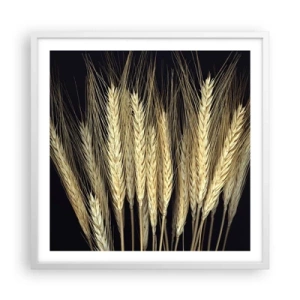 Affiche dans un cadre blanc - Poster - Magie rustique - 60x60 cm