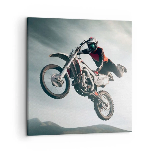 Impression sur toile - Image sur toile - Il n'y a pas de plaisir sans risque - 60x60 cm