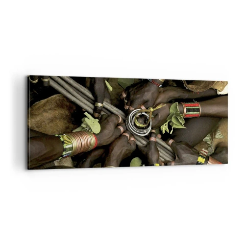 Impression sur toile - Image sur toile - Nous sommes ensemble - 100x40 cm