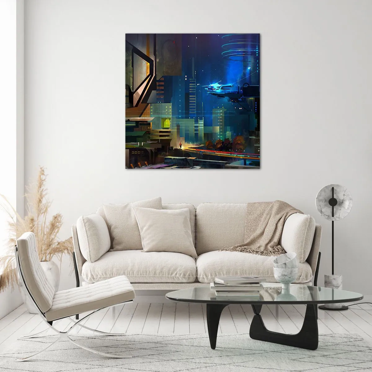 Impression sur verre - Image sur verre - Dans le futur proche - 50x50 cm