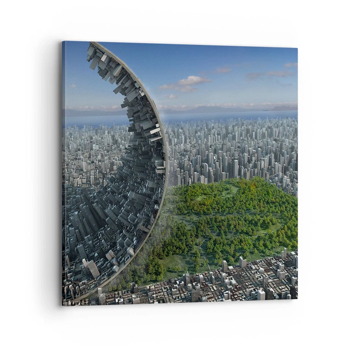 Impression sur toile - Image sur toile - La nature est éternelle - 70x70 cm